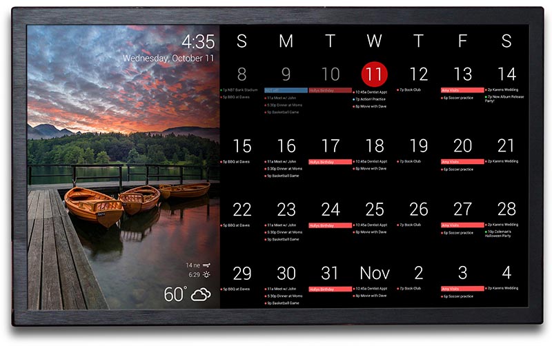 DAKboard - A customizable display for your photos, calendar, news ...
